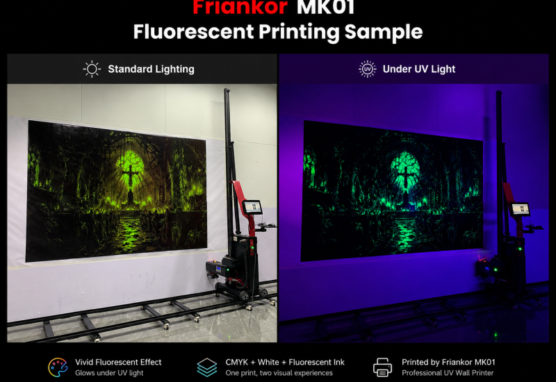 Friankor Redefines Wall Printing with Fluorescent Ink and Varnish Technology